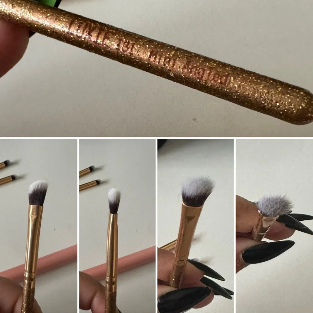 Luxie 660 Foundation Brush + 131 141 111 Eye Brush Set 4pc